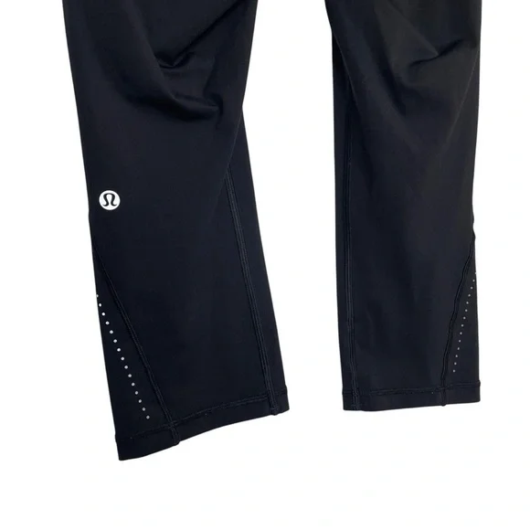 Lululemon Break Free Crop Nulux 17" Leggings Black Size 4 Running Gym Sports - Picture 12 of 16